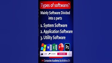 Types of Software! #tech #software #shorts #shortvideo #trendingshorts #shortsviral