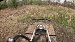 Kubota svl 97-2 with Jenkins heavy duty brush mower