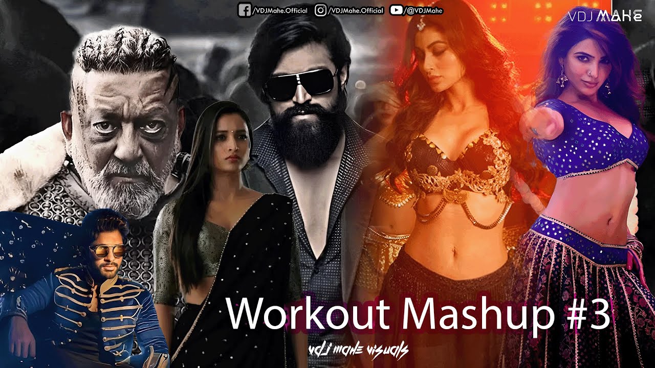 Workout Mashup  3  The Motivational Mashup 2024  DJ DALAL LONON   VDJ Mahe  Bollywood Song HD