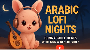 Arabic Lofi Nights | Bunny Chill Beats with Oud & Desert Vibes for Study & Relaxation