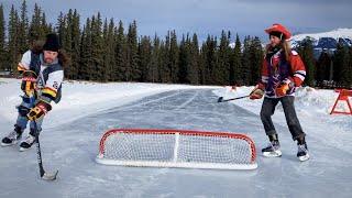 POND HOCKEY IN THE MOUNTAINS !!!!