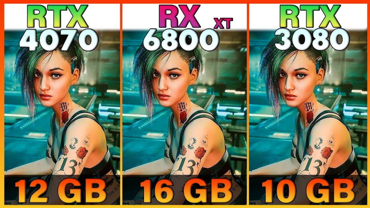 GeForce RTX 4070 vs. RTX 3080 vs. Radeon RX 6800 XT: Which GPU to