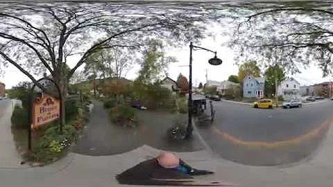360 Walk across the "Bridge of Flowers" Shelburne ...
