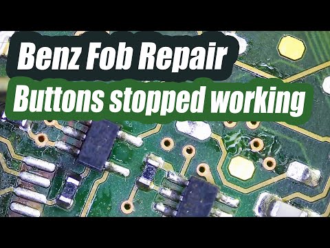 Mercedes Benz Fob Repair – Turns on Vehicle but all buttons do not work Mercedes Benz Fob Repair – Turns on Vehicle but all buttons do not work