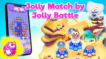 Jolly Match by Jolly Battle - Complete Challenging Match-3 Levels to Restore the Sweet Kingdom