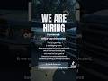 We are hiring! #workwithus #hiring #savannah