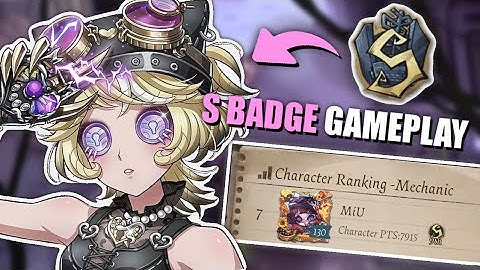 NA/EU Mechanic S Badge Gameplay!! Peak Tier Rank IDENTITY V #identityv
