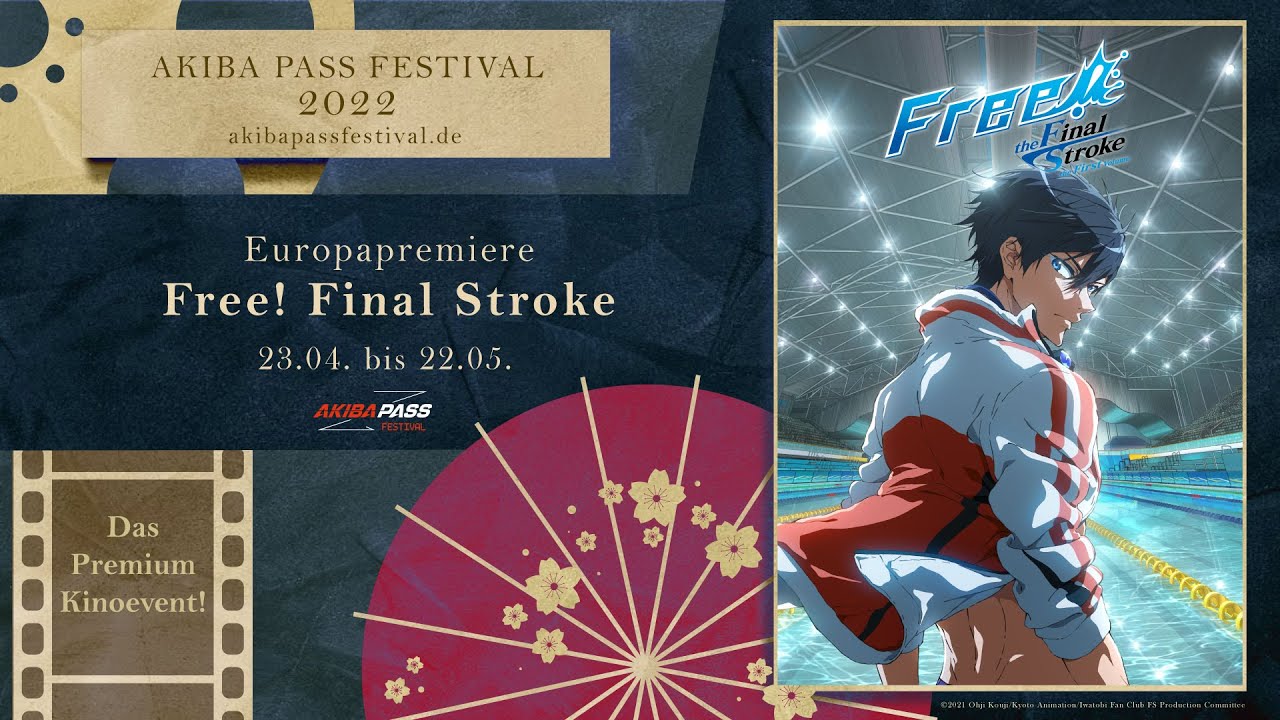 Free! The Final Stroke - EUROPAPREMIERE beim AKIBA PASS FESTIVAL 2022
