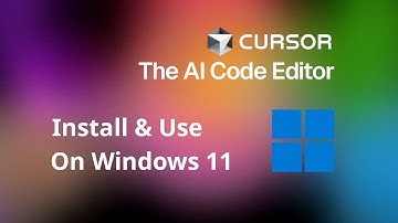 How to install and use Cursor AI Code Editor in Windows 11 |  Cursor AI Editor
