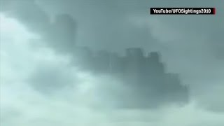 Floating city in the clouds: Fake or fata morgana?