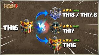 CWL Mismatch? Th16 vs Th18 Attack Strategy! Th16 vs Th17 | Best Th16 3 star Attack strategy!
