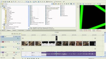 how to make the OpTic predator effect in sony vegas