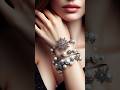 Snow Queen's Choice Pearl snowflakes Bangles Kada Diy Jewellery Design Ideas Haul Fashion Jewelry