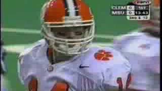 Fred Smoot - exceptional coverage in the Peach Bowl