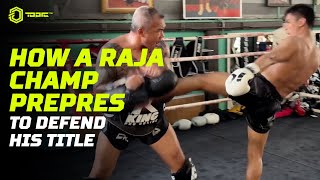 Chaila Preparing To Fight Yothin | RWS Muay Thai