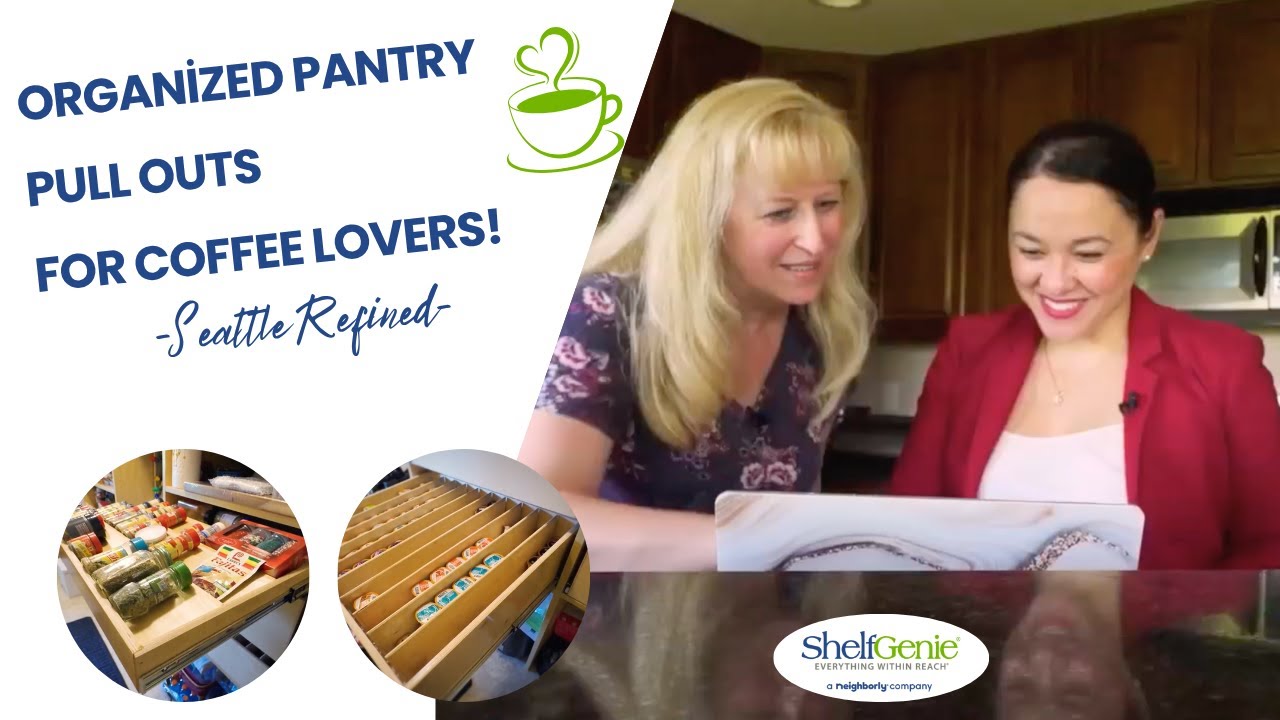 Organized Pantry Pull Outs For Coffee Lovers - Seattle Refined