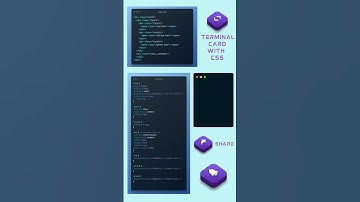 Terminal Card with CSS #shorts #css #css3 #csscard  #animation #cssanimation #cssanimations #cards