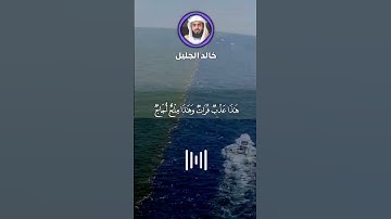 تلاوة خاشعة للشيخ خالد الجليل #خالد_الجليل #رمضان #قرآن #قران_كريم #رمضان_كريم