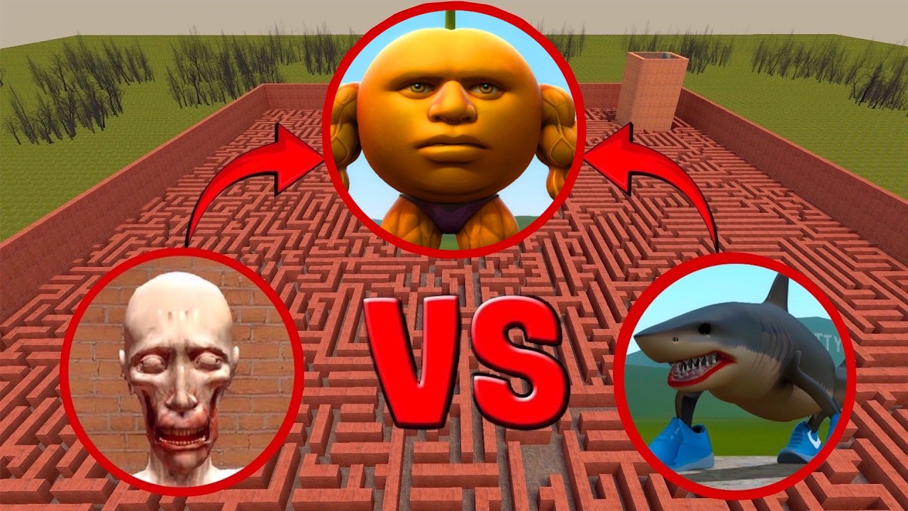TUNG TUNG SAHUR vs SCP-096 vs SONIC TAPES | Garry’s Mod Epic Battle