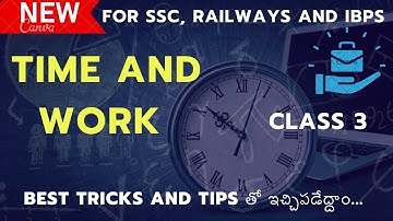 Time and Work for RRB Group D| Full concept and PYQs | Aptitude by Win with us