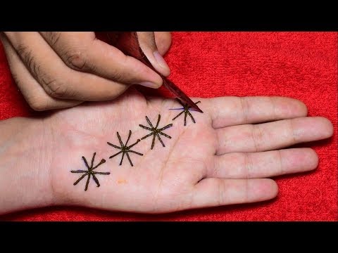 New mehndi design with dots  easy mehndi designs  lat 