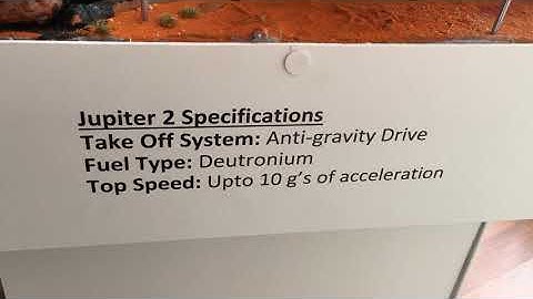 Jupiter 2 from Lost In Space - Diorama Part 3