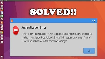 FIX for ubuntu software-center authentication error!