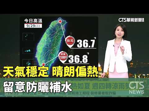 Stable Weather, Sunny and Hot: Stay Hydrated and Protected from the Sun | CTS Life Weather | CTS ...