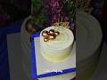 beautiful simple cake design 🎂🩵#cake #shorts #viral #cakedesign #reels #cakedecorating #video