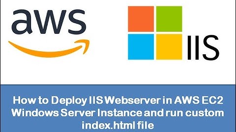 Tutorial 1 : Deploy IIS in AWS EC2 Windows Server ----- EC2 : AWS | Step by step learning