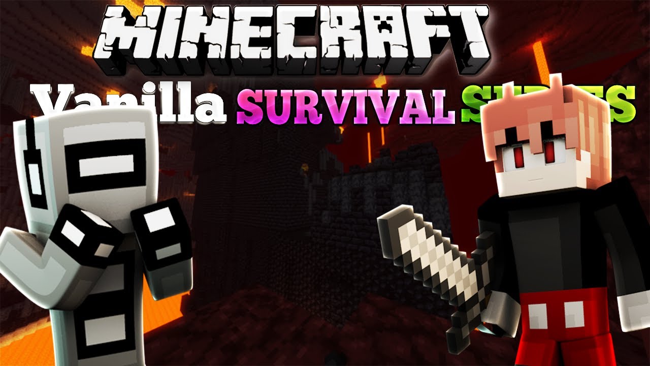 MINECRAFT VANILLA SURVIVAL SERIES | SO WE FOUND THE NEW NETHER BIOME ...