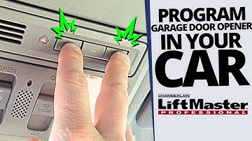 LiftMaster Garage Door Opener Programming to Car in Panama City FL