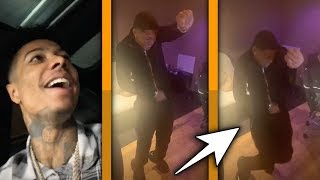 Blueface Teaches His Homies How To Do His Dance