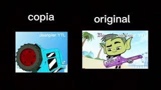 yo atrapó a la villana copia vs original