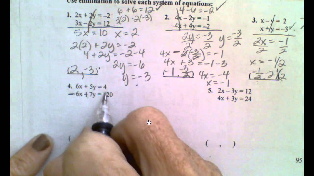 Solving Systems by Elimination with Multiplication - YouTube