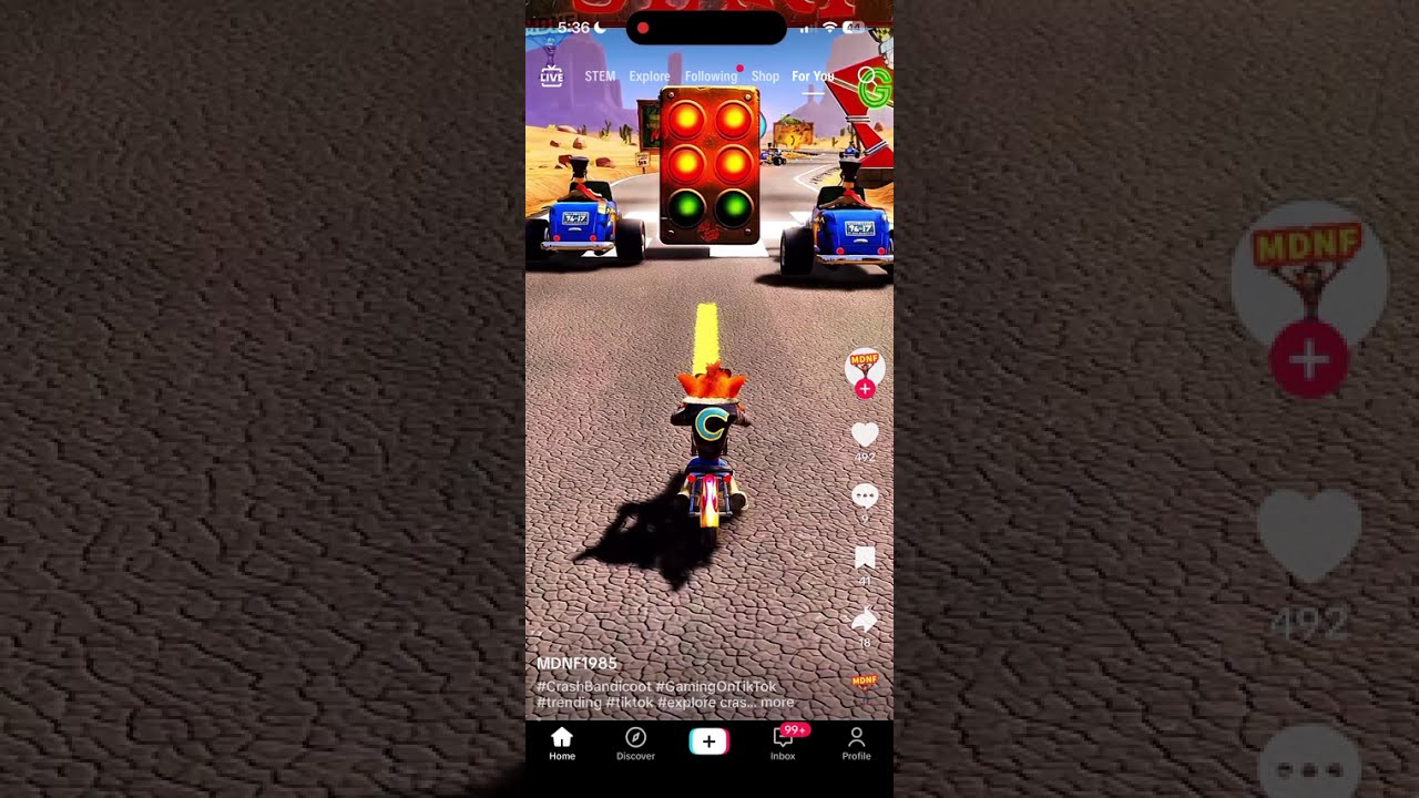 Quickly Scrolling Through TikTok 421