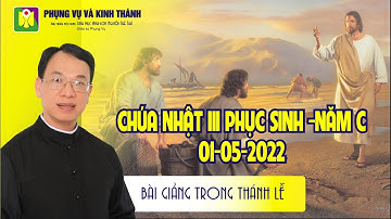 BÀI GIẢNG TRONG THÁNH LỄ: CHÚA NHẬT TUẦN III PHỤC SINH - NĂM C (01/05/2022)