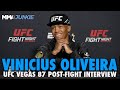 Vinicius oliveira breaks down wild knockout of the year contender flying knee  ufc fight night 238