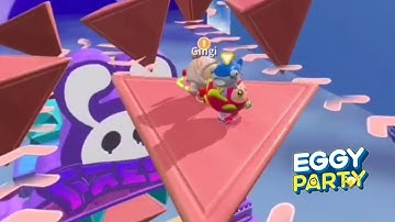 Block Party in Rope Race! || Rabbits & Playground of Wonders References in Eggy Party