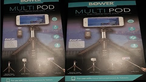 unboxing Bower multi pod 6-in-1 tripod selfie stick