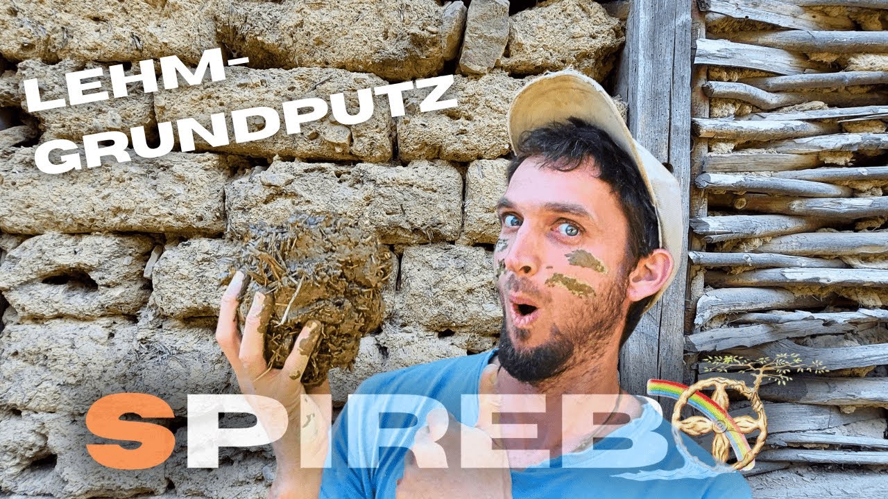 Natürlich bauen: Lehmgrundputz mit Stroh selbst verarbeiten