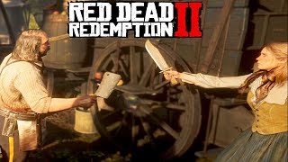 картинка: Сумасшедшая Крикливая Бабёнка - RED DEAD REDEMPTION Прохождение #16