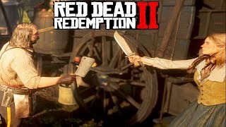 Сумасшедшая Крикливая Бабёнка - RED DEAD REDEMPTION Прохождение #16