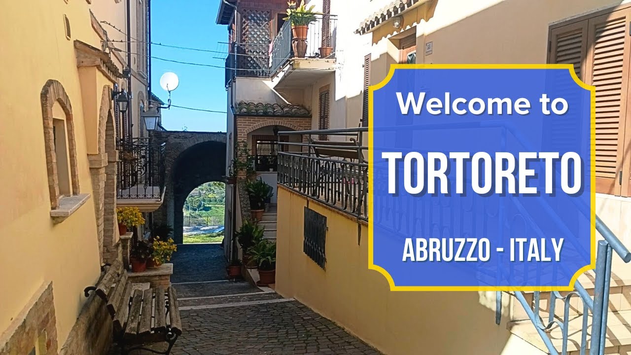 Пешая прогулка по Торторето - Лучшие виды Абруццо! 🇮🇹 🏛️🏘️🌿🌳😍 v.91