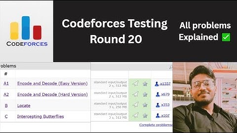 Codeforces Testing Round 20 (A-C) | Communication problems