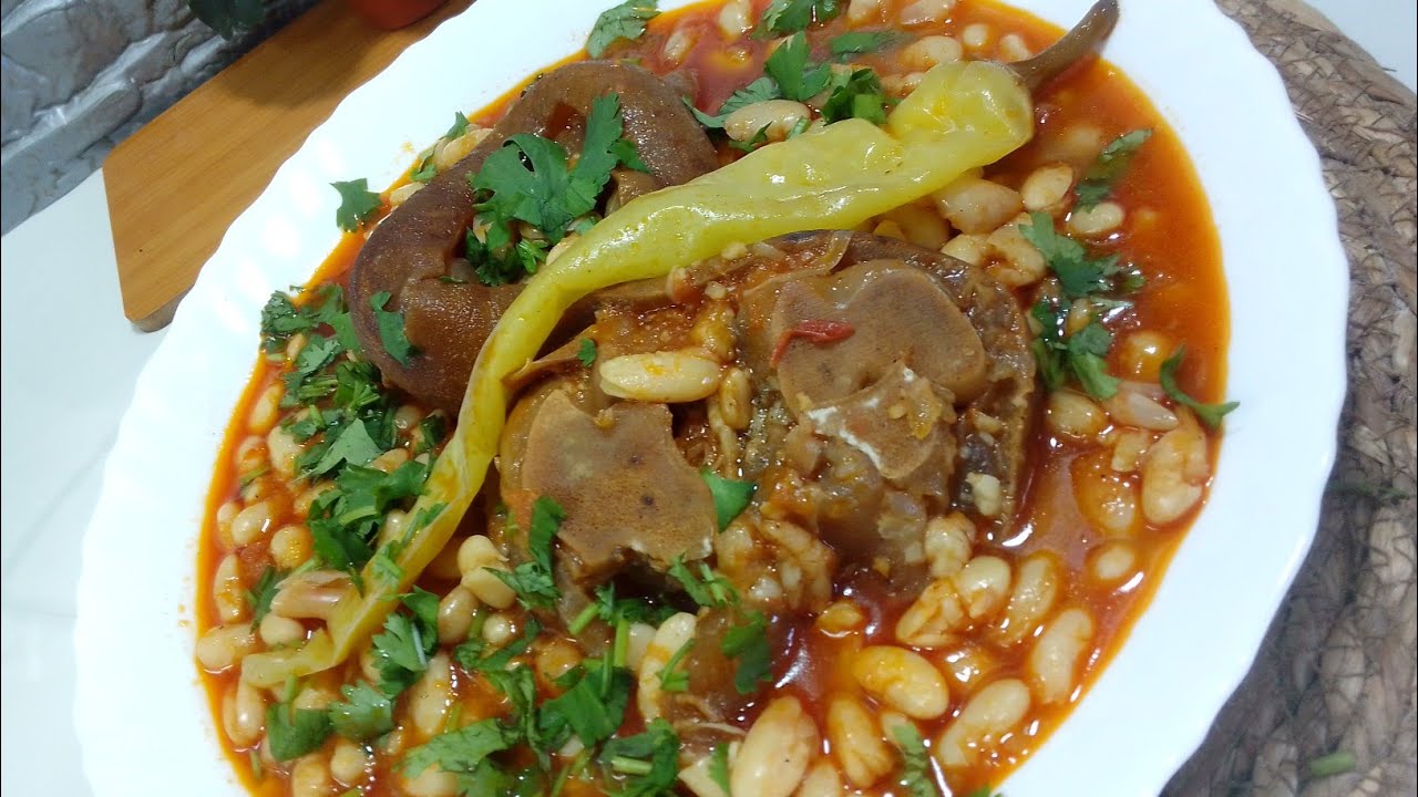 Haricots blancs au pied de veau