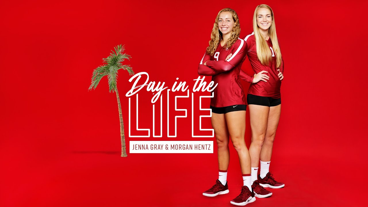 Stanford Women's Volleyball: Day in the Life | Jenna Gray and Morgan Hentz