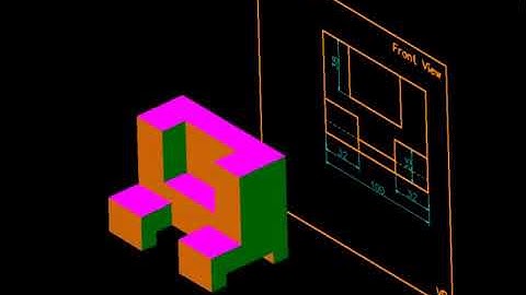 Conversion of Isometric to Orthographic (Explained with 3D Model) | Problem #7 | Solving in AutoCAD