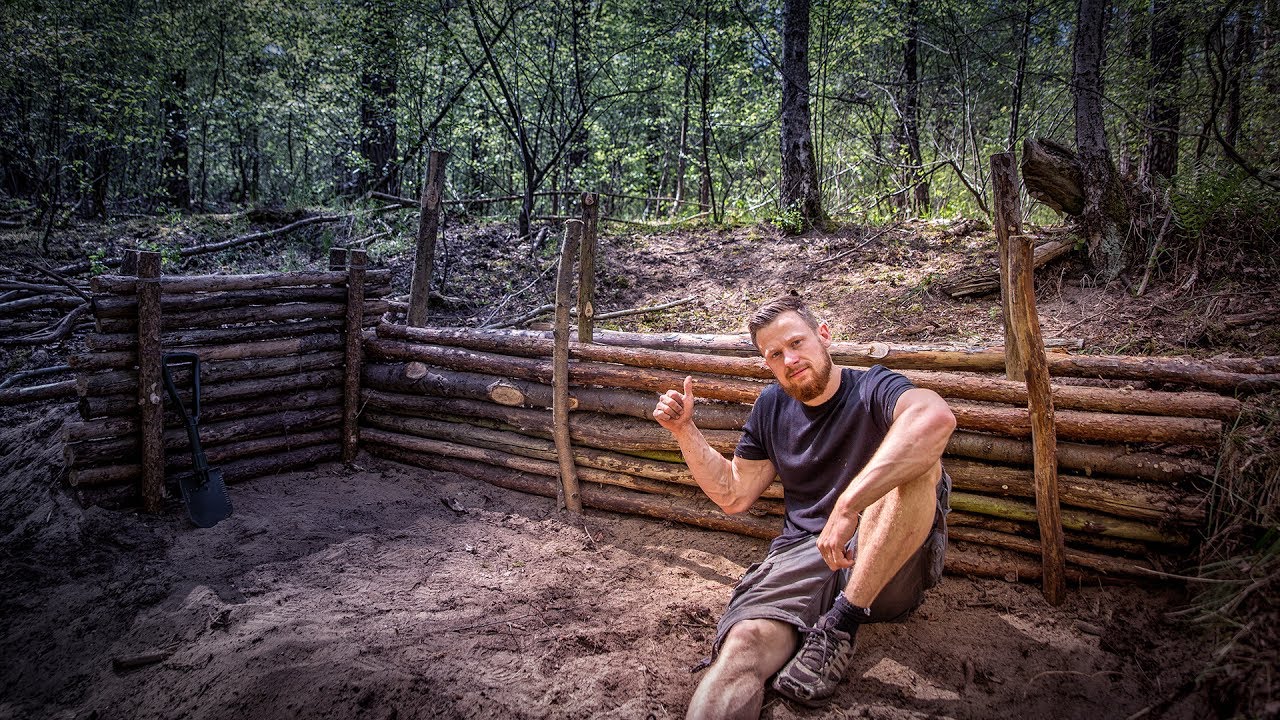 Bushcraft Super Shelter Survival Camp 2.0 Lager Lagerbau