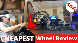 Cheapest Gaming wheel review - Just $44 for PC, PCVR, Xbox, Playstation, Switch, Android screenshot 5